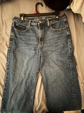 Old Navy Blue Women's Straight-Leg Jeans